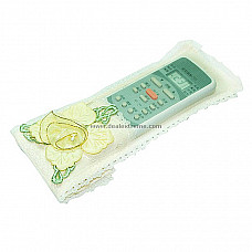 Universal Remote Controller Fabric Protector with Lace (22cm x 9cm) - 2-Pack