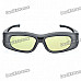 Universal USB Rechargeable IR/Bluetooth V3.0 3D Active Shutter Glasses for General 3D TVs - Black