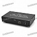 HDMI to VGA + YPBPR + R/L AUDIO Converter - Black