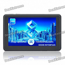 5" Touch Screen WinCE 6.0 GPS Navigator w/ FM / Bluetooth / Camera / AV-In - USA & Canada Map (4GB)