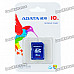 Genuine ADATA SDHC Memory Card (4GB / Class 4)