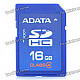 Genuine ADATA SDHC Memory Card (16GB / Class 4)