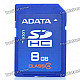 Genuine Adata SDHC Memory Card - Blue (8GB / Class 4)