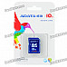 Genuine Adata SDHC Memory Card - Blue (8GB / Class 4)