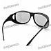 Fashion Non-Flash Circularly Polarized 3D Glasses - Black