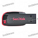 SanDisk Cruzer Blade USB Flash Drive - Black + Red (16GB)