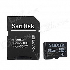 Genuine SanDisk Micro SDHC TF Card with SD Adapter (32GB)