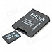 Genuine SanDisk Micro SDHC TF Card with SD Adapter (4GB)