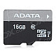 Genuine ADATA Micro SDHC Class 10 TF Card (16GB)