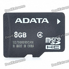 Genuine ADATA Micro SDHC Class 4 TF Card (8GB)