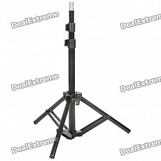 Durable Retractable Iron Tripod - Black