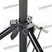 Durable Retractable Iron Tripod - Black