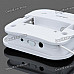 X-Sticker Fashion Portable Vibration Speaker - White (2 x AAA)