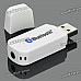USB Bluetooth V2.0+EDR Adapter with 3.5mm Audio Jack - White