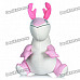 Cute Cartoon Dragon Style Doll Toy - Pink + White