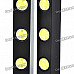 6W 6-LED 420LM 8000-10000K White Light Daytime Running Lamps for Car (Pair/DC 12V)