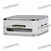 Multifunctional USB 3.0 TF/M2/CF/XD/MS/SD 6-Port Card Reader - Black + White