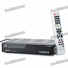 S810B DVB-S Digital Satellite Receiver with SPDIF + USB + DV-OUT + RS232 (Black)