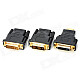 DVI 24+1 Male to HDMI Female + DVI 24+1 to HDMI Male + DVI 18+1 to HDMI Female Converters Set