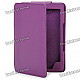 Stylish PU Leather Protective Carrying Case for Kindle 4 - Purple