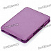 Stylish PU Leather Protective Carrying Case for Kindle 4 - Purple