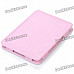 Stylish PU Leather Protective Carrying Case for Kindle 4 - Pink