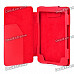 Stylish PU Leather Protective Carrying Case for Kindle 4 - Red