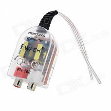 Car High to Low Impedance Converter Adapter