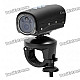 RD32II 5.0MP Waterproof Wide Angle Sports / Car Camcorder w/ 2-LED / Red Laser / HDMI / TF - Black