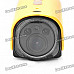 RD32II 5.0MP Waterproof Wide Angle Sports / Car Camcorder w/ 2-LED / Red Laser / HDMI / TF - Yellow