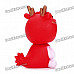 Spring Shaking Head Baby Dragon Feature Display Toy - Red