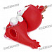 Spring Shaking Head Baby Dragon Feature Display Toy - Red