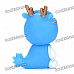 Spring Shaking Head Baby Dragon Feature Display Toy - Azure