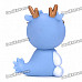 Spring Shaking Head Baby Dragon Feature Display Toy - Light Blue