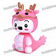 Spring Shaking Head Baby Dragon Feature Display Toy - Pink