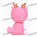 Spring Shaking Head Baby Dragon Feature Display Toy - Pink