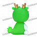 Spring Shaking Head Baby Dragon Feature Display Toy - Green