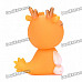 Spring Shaking Head Baby Dragon Feature Display Toy - Orange