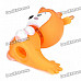 Spring Shaking Head Baby Dragon Feature Display Toy - Orange