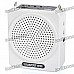 Multi-Function MP3 Music Speaker Megaphone Voice Amplifier with FM / TF - White