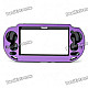 Protective Aluminum Cover Plastic Case for PS Vita - Purple