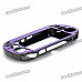 Protective Aluminum Cover Plastic Case for PS Vita - Purple