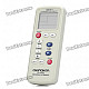 Universal 1.8" LCD Air Conditioner Remote Control - White (2 x AAA)