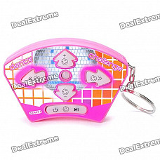 Mini Handheld Dance Challenge Stress Relieving Game Keychain (3 x AG13)