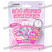 Mini Handheld Dance Challenge Stress Relieving Game Keychain (3 x AG13)