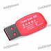 Genuine SanDisk USB 2.0 Flash Drive - Black + Red (8GB)