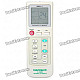 Universal 1.9" LCD Air Conditioner Remote Control - White (2 x AAA)