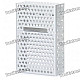 Mesh Aluminum Alloy Cigarette Case - Silver