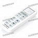 Universal 1.8" LCD Air Conditioner Remote Control - White (2 x AAA)