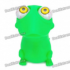 Pop Out Eyes Doll Stress Reliever Relief Squeeze Toy - Frog (Green)